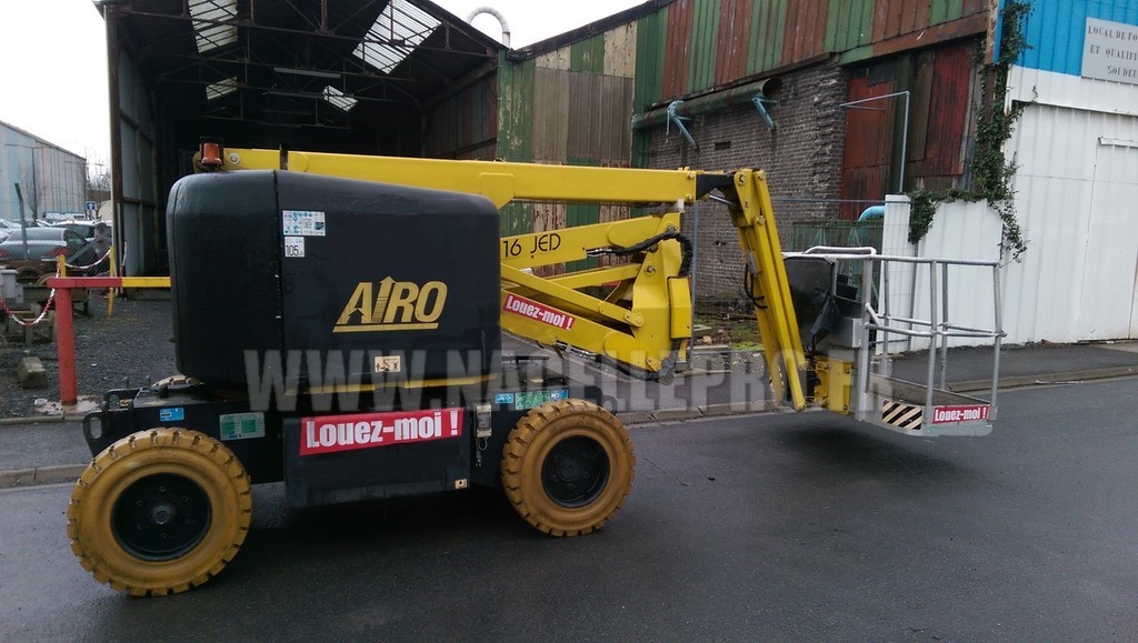 dépannage et réparation nacelle élévatrice AIRO A16JED, maintenance et entretien